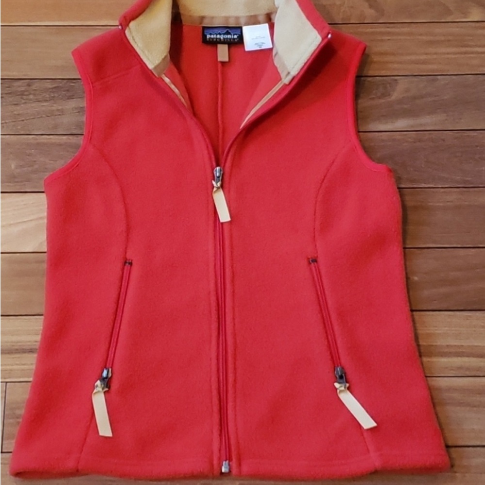 Patagonia Women's Vibrant Red Fleece Vest